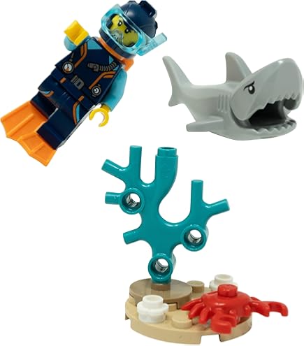 Amazon.com: LEGO City: Ocean Diver Poly Set 30370 : Toys & Games